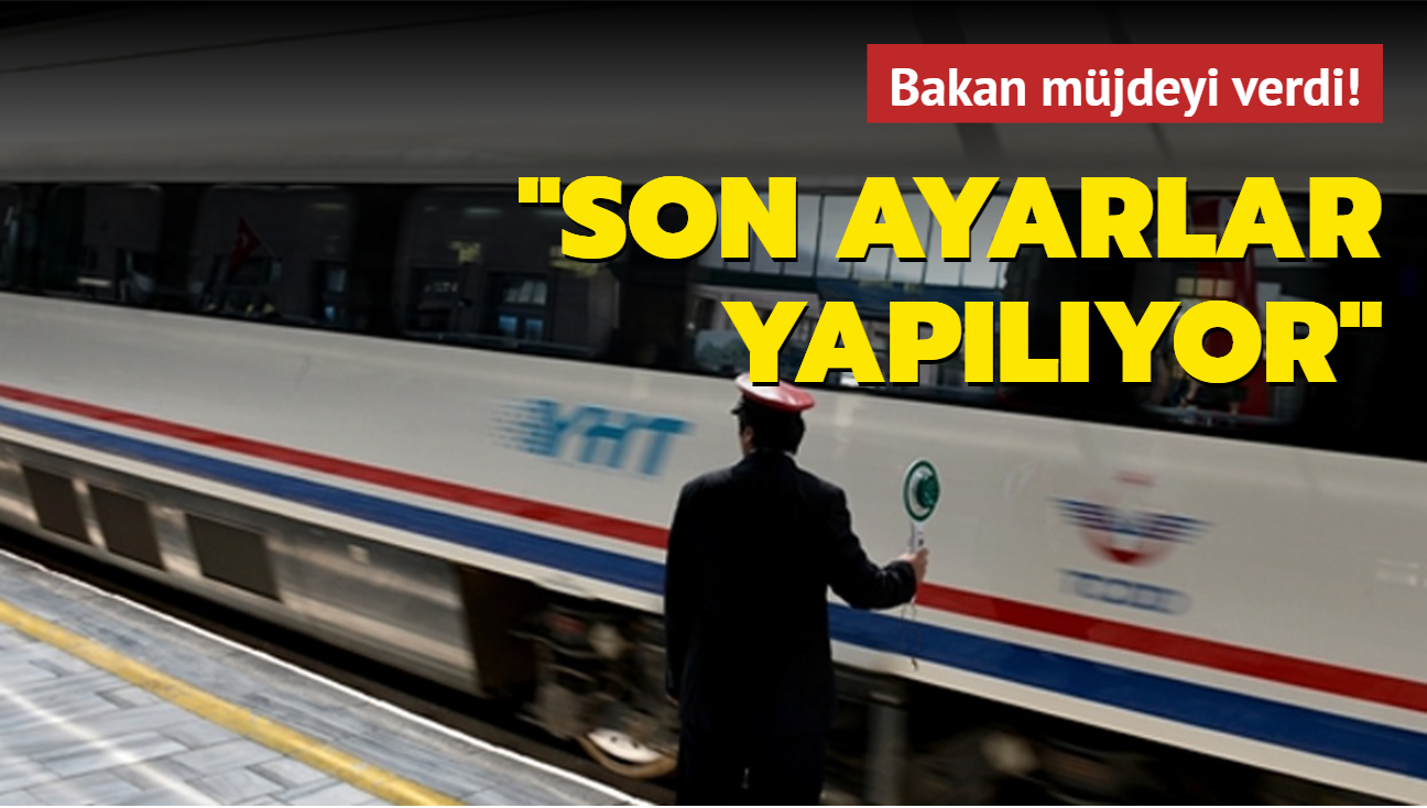 Bakan Karaismailolu: Hzl tren hattnda Ankara-Sivas'ta sona geldik
