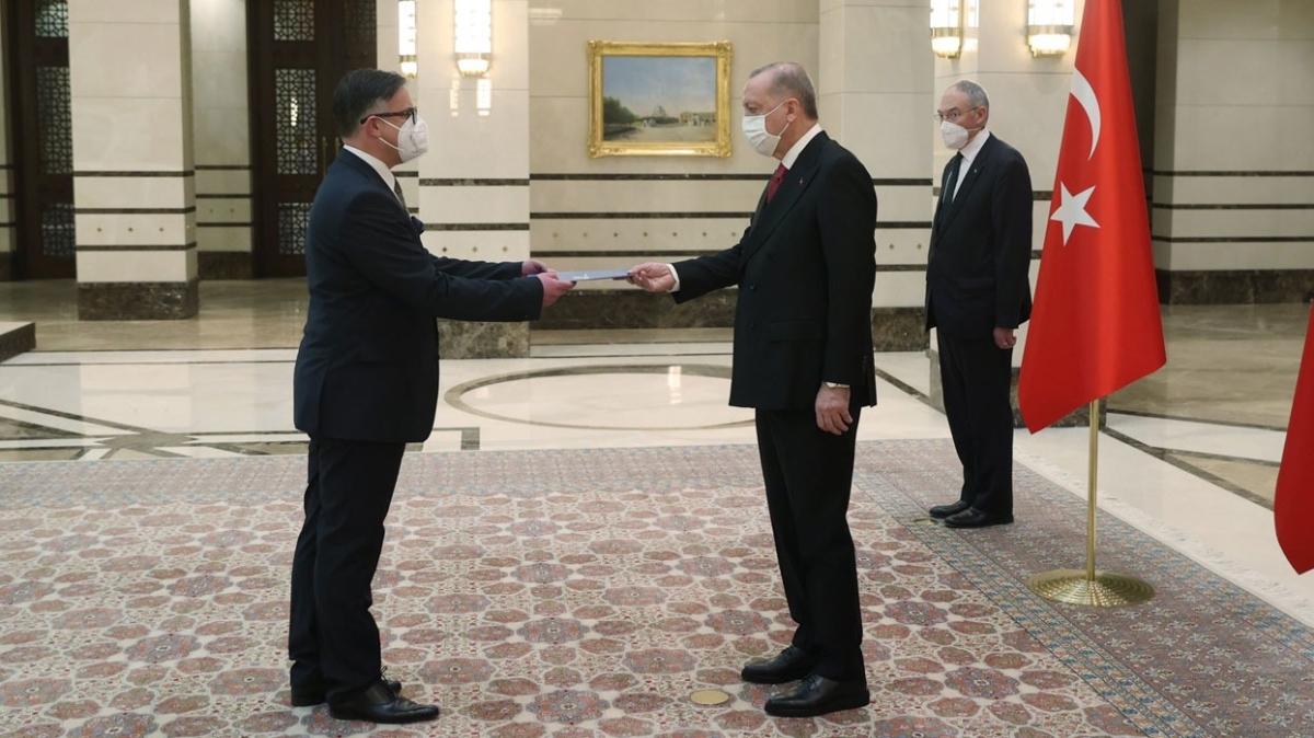 Başkan Erdoğan'a güven mektuplarını sunuyorlar