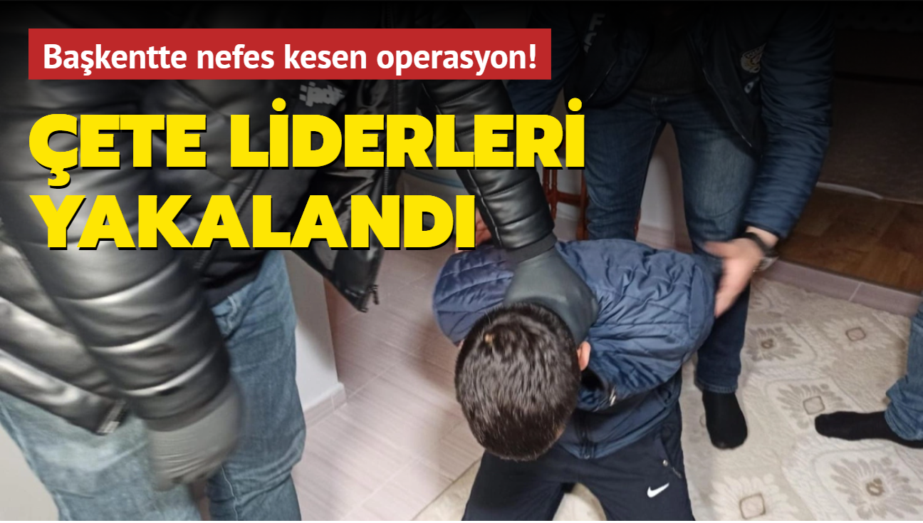 Ankara'da 'Kaarlar'a operasyon: 15 pheli gzaltna alnd