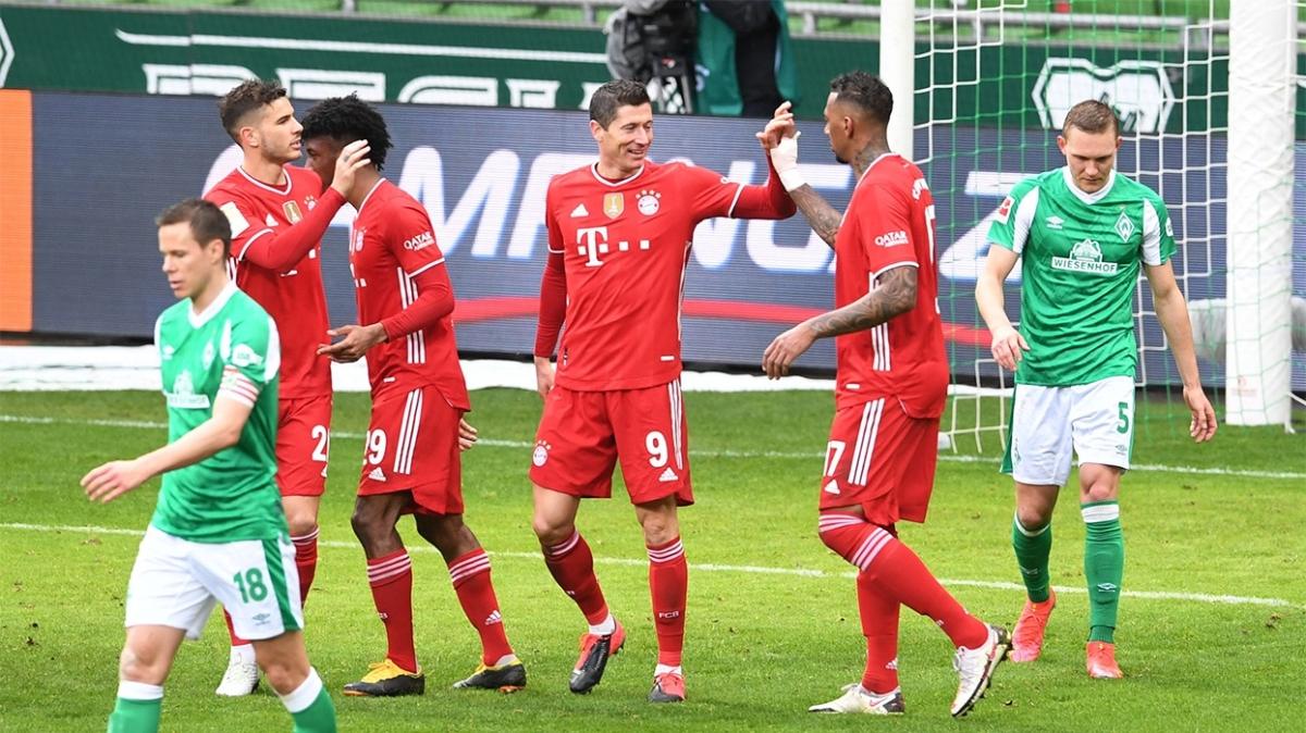 Bayern Mnih, Werder Bremen'i 3-1 malup etti