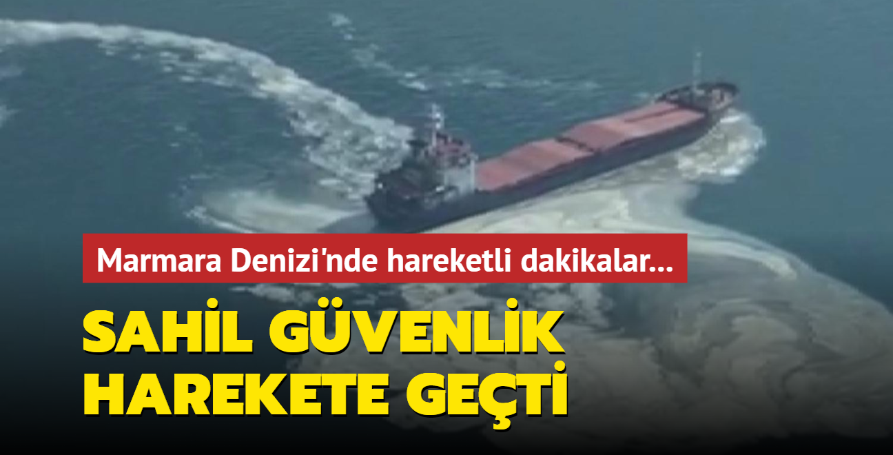 Marmara Denizi'nde hareketli dakikalar: 'Sintine boşaltıldığı' iddiası Sahil Güvenlik'i harekete geçirdi