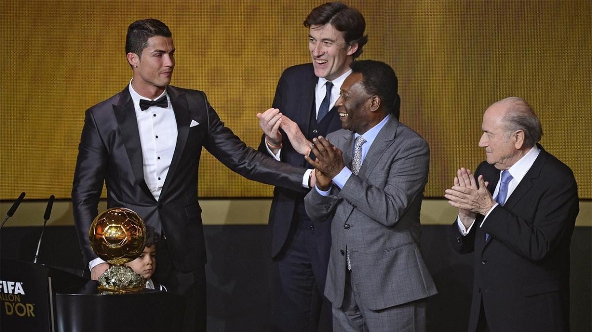 Pele'den Ronaldo itiraf: Sana hayranm, rekor iin tebrikler