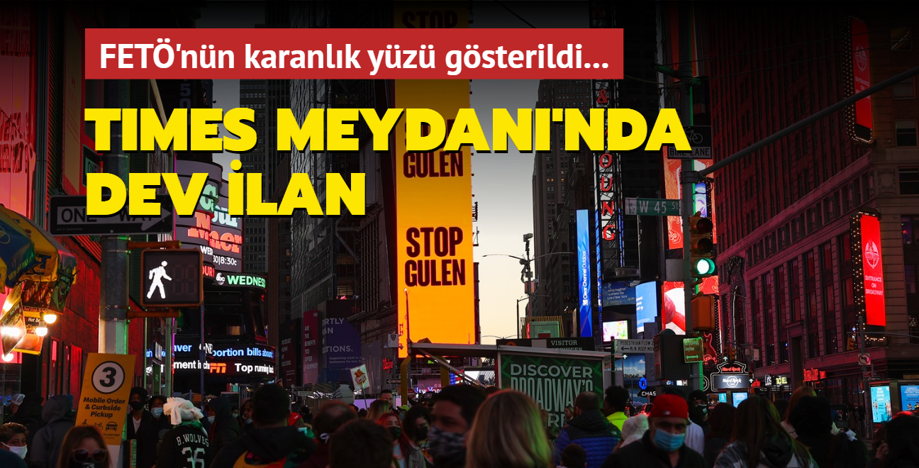 Times Meydan'nda karanlk yz hakknda ilan yaynland: Glen'i durdurun