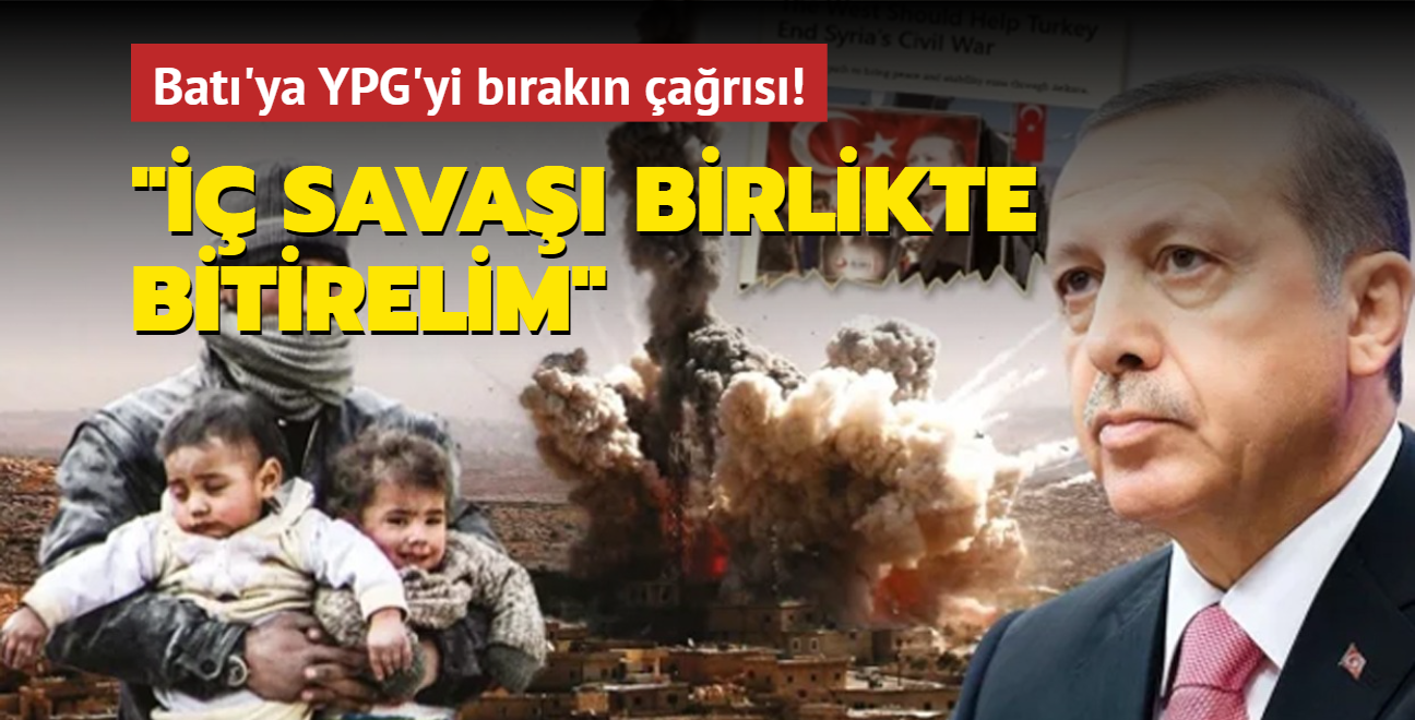 Bat'ya YPG'yi brakn ars! Bakan Erdoan:  sava birlikte bitirelim