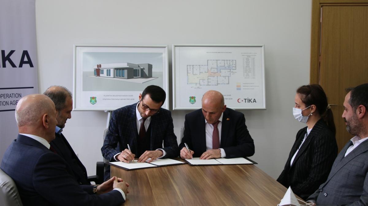  birlii protokol imzaland... TKA, Kuzey Makedonya'da salk merkezi ina edecek