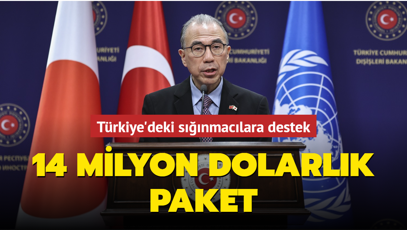 Türkiye'deki sığınmacılara destek: 14 milyon dolarlık paket