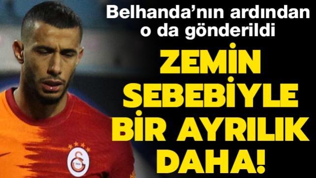 Galatasaray'da zemin sebebiyle Belhanda'nn ardndan bir ayrlk daha yaand