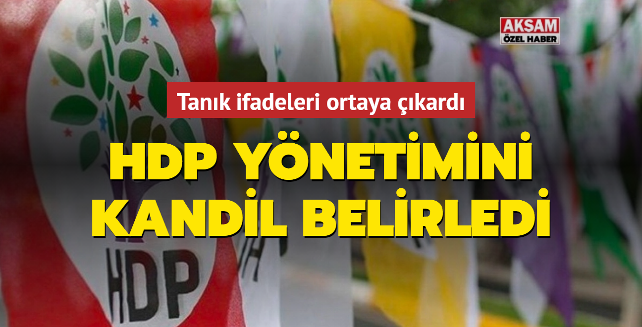 HDP ynetimini PKK belirledi