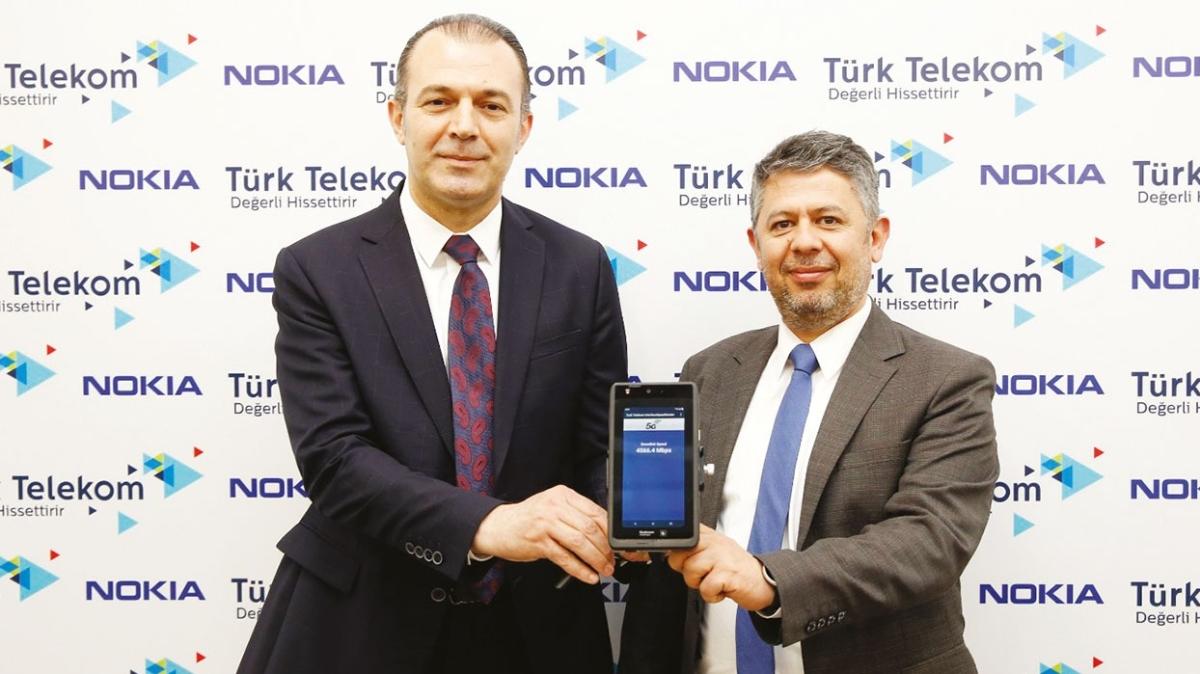 Trk Telekom'dan 5G'de yeni dnya rekoru geldi