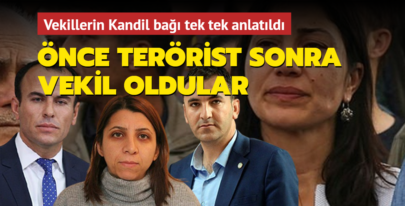 HDP iddianamesinde vekillerin Kandil ba tek tek anlatld: nce terrist sonra vekil oldular