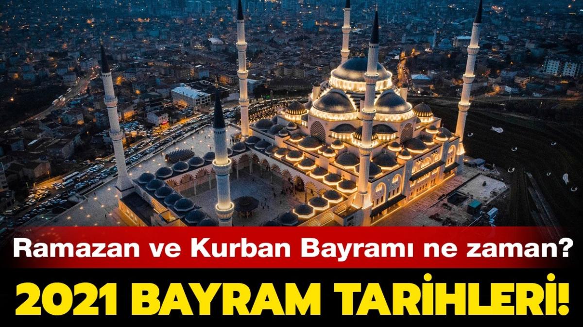 Kurban Bayram tarihi ve Ramazan Bayram 2021: Kurban Bayram ne zaman, ka gn tatil olacak" 
