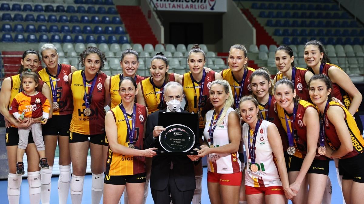 Galatasaray HDI Sigorta, CEV Kupası'nda ikinci oldu