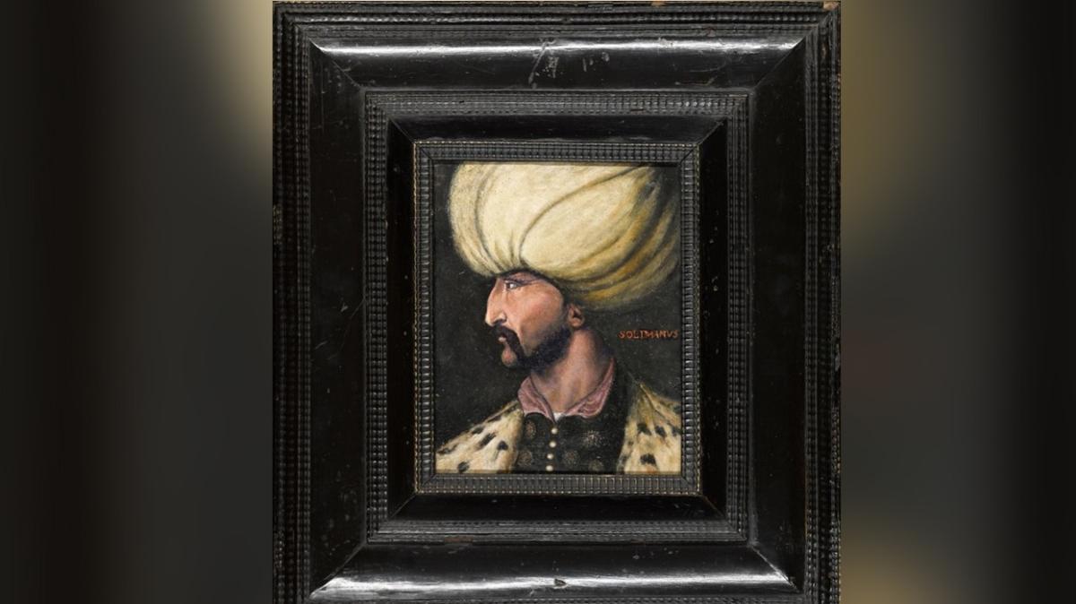 Kanuni Sultan Sleyman'n portresi ak artrmaya kacak