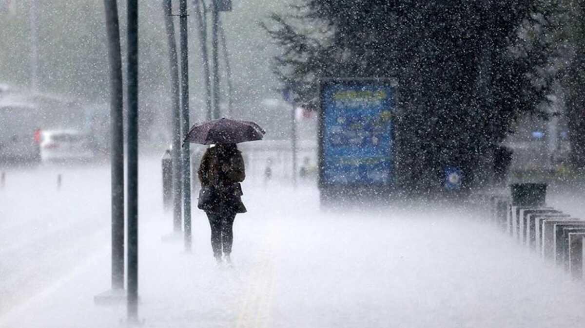 Meteoroloji il il uyard... Kuvvetli saanak geliyor
