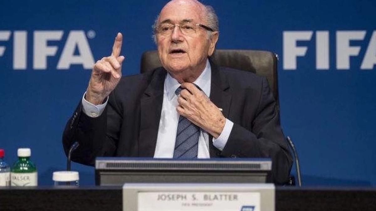 Eski FIFA Bakan Sepp Blatter'e 6 yl 8 ay men cezas