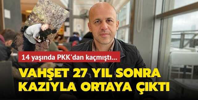 Terör örgütü PKK'nın vahşeti 27 yıl sonra kazıyla ortaya çıktı