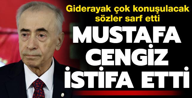 Galatasaray Bakan Mustafa Cengiz, Kulpler Birlii'ndeki grevinden istifa etti