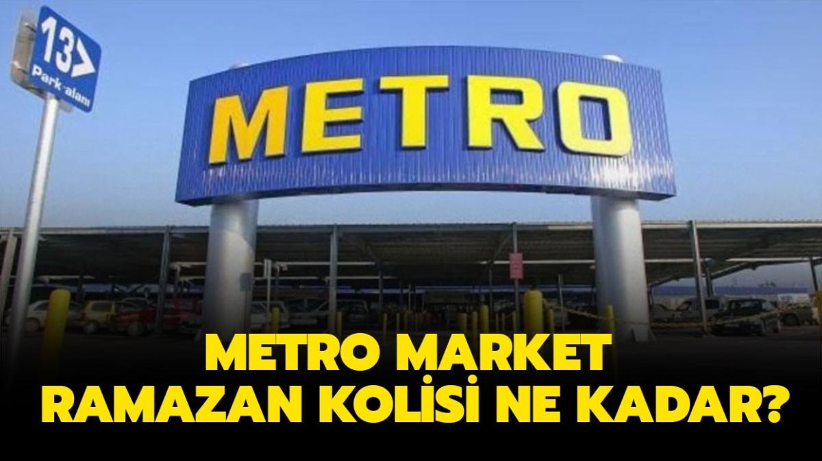 Metro erzak paketi ierii nasl" Metro market Ramazan kolisi 2021 ne kadar, ka TL" 