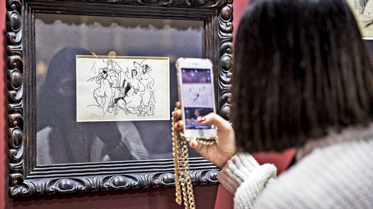 Picasso'nun eseri 34 bin eurodan sata kyor
