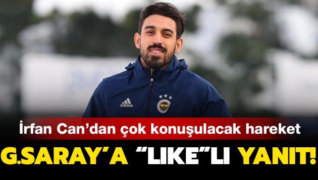 rfan Can Kahveci'den Galatasaray'a 'like'l yant