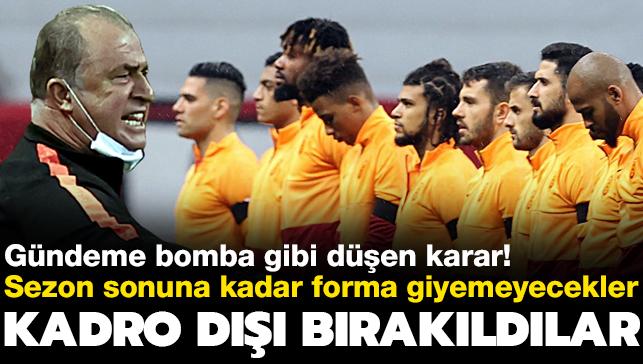 Galatasaray'da kadro dışı kararı geldi! Maç başı ve prim ödemeleri de donduruldu