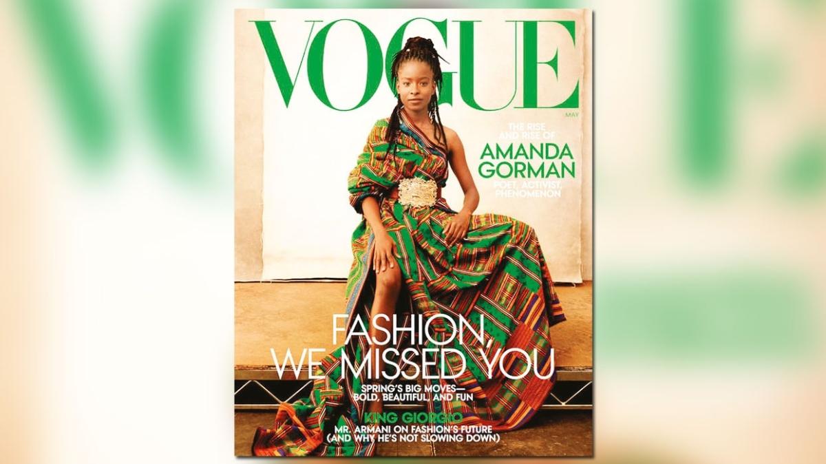 Vogue kapanda ilk kez siyahi air