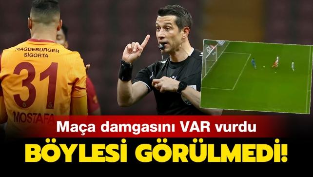 Galatasaray - Fatih Karagümrük maçına VAR damgasını vurdu