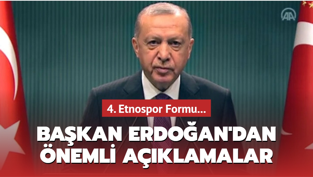 Son dakika haberi: Bakan Erdoan, 4. Etnospor Formu'nda nemli aklamalar