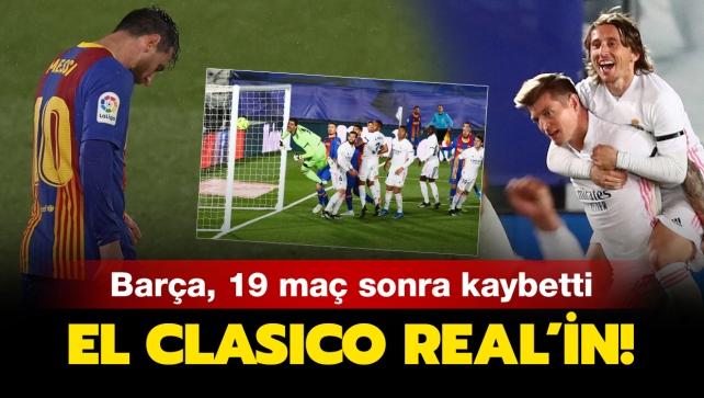 El Clasico'da zafer Real Madrid'in: 2-1