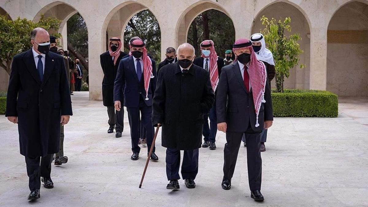 rdn'de Prens Hamza ilk kez Kral Abdullah'la grntlendi