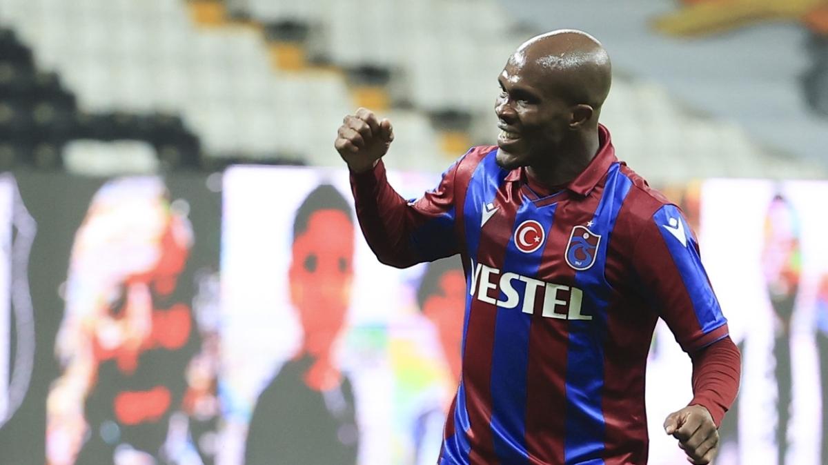 Trabzonspor'da Nwakaeme ve Ekuban sevinci