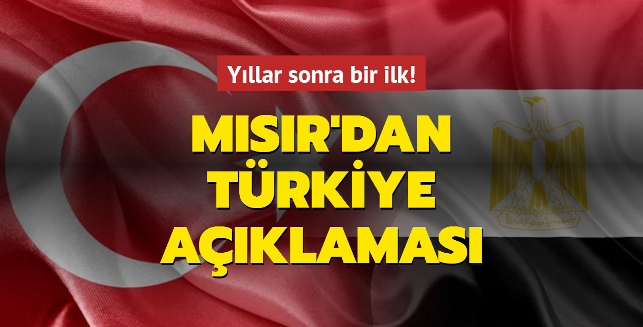 Msr'dan Trkiye aklamas: likileri gelitirmek istiyoruz