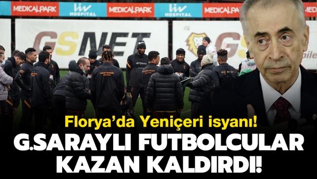 Son dakika Galatasaray haberleri... Florya'da futbolcular kazan kaldrd! Mustafa Cengiz...