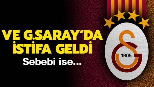 Son dakika haberi: Galatasaray'da Asl liel Kaeler istifa etti