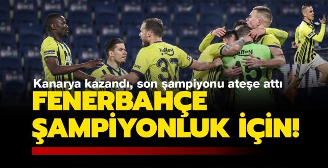 Fenerbahçe, şampiyonluk için: 1-2