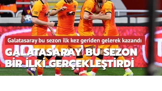 Galatasaray bu sezon bir ilki gerçekleştirdi