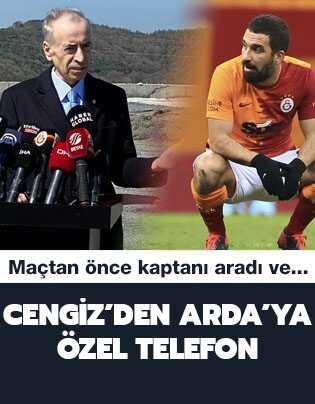 Mustafa Cengiz'den Arda Turan'a özür telefonu