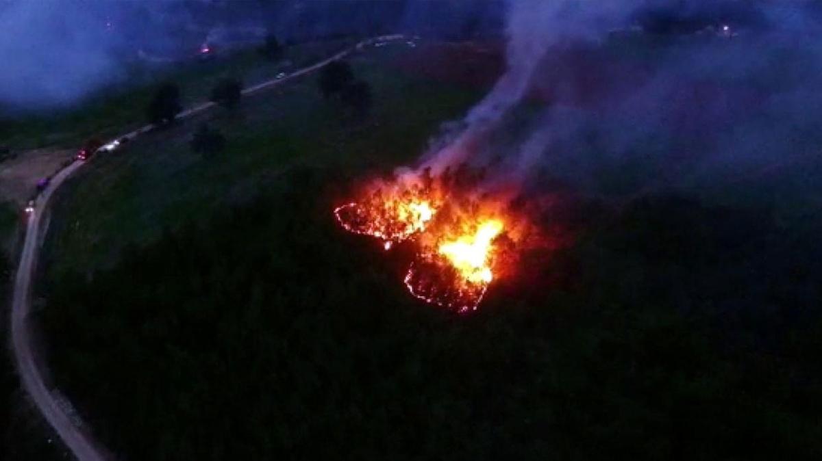 Mula'daki orman yangnnda sabotaj ihtimali zerinde duruluyor