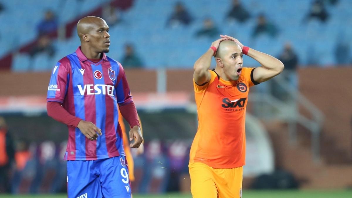 Galatasaray'da Trabzonspor derbisi ncesi 4 eksik, 1 pheli