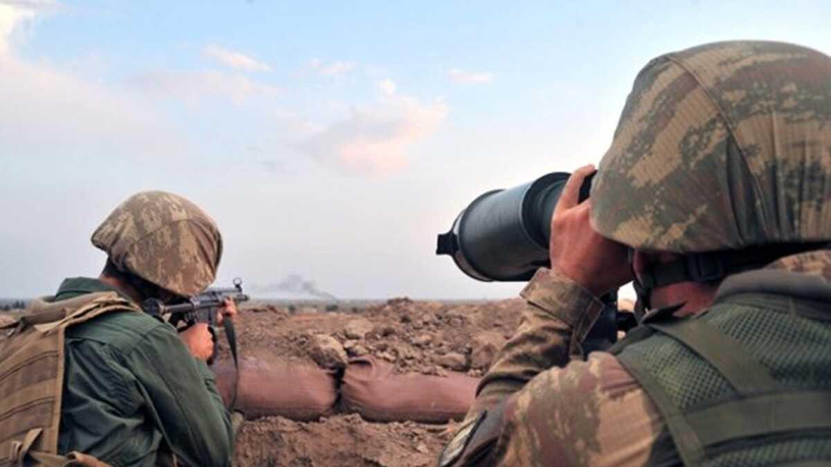 Bar Pnar blgesine taciz atei aan 4 PKK/YPG'li terrist etkisiz hale getirildi