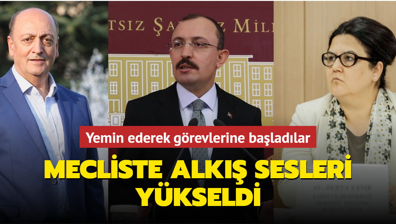 Yeni Bakanlar Derya Yank, Mehmet Mu ve Vedat Bilgin yemin ederek grevlerine balad