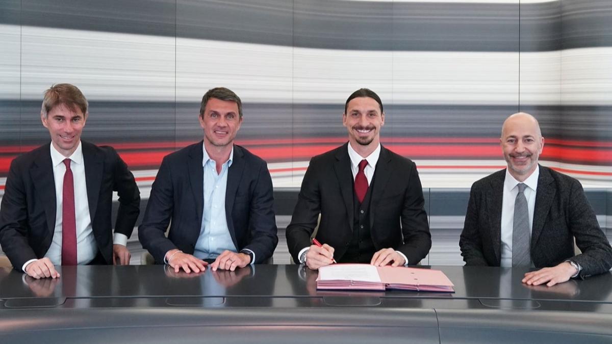 Zlatan Ibrahimovic Milan ile 1 yıl daha sözleşme imzaladı