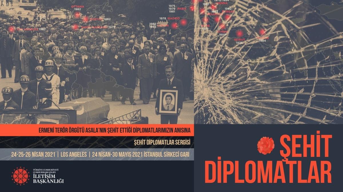 letiim Bakanlnn 'ehit Diplomatlar Sergisi' alyor