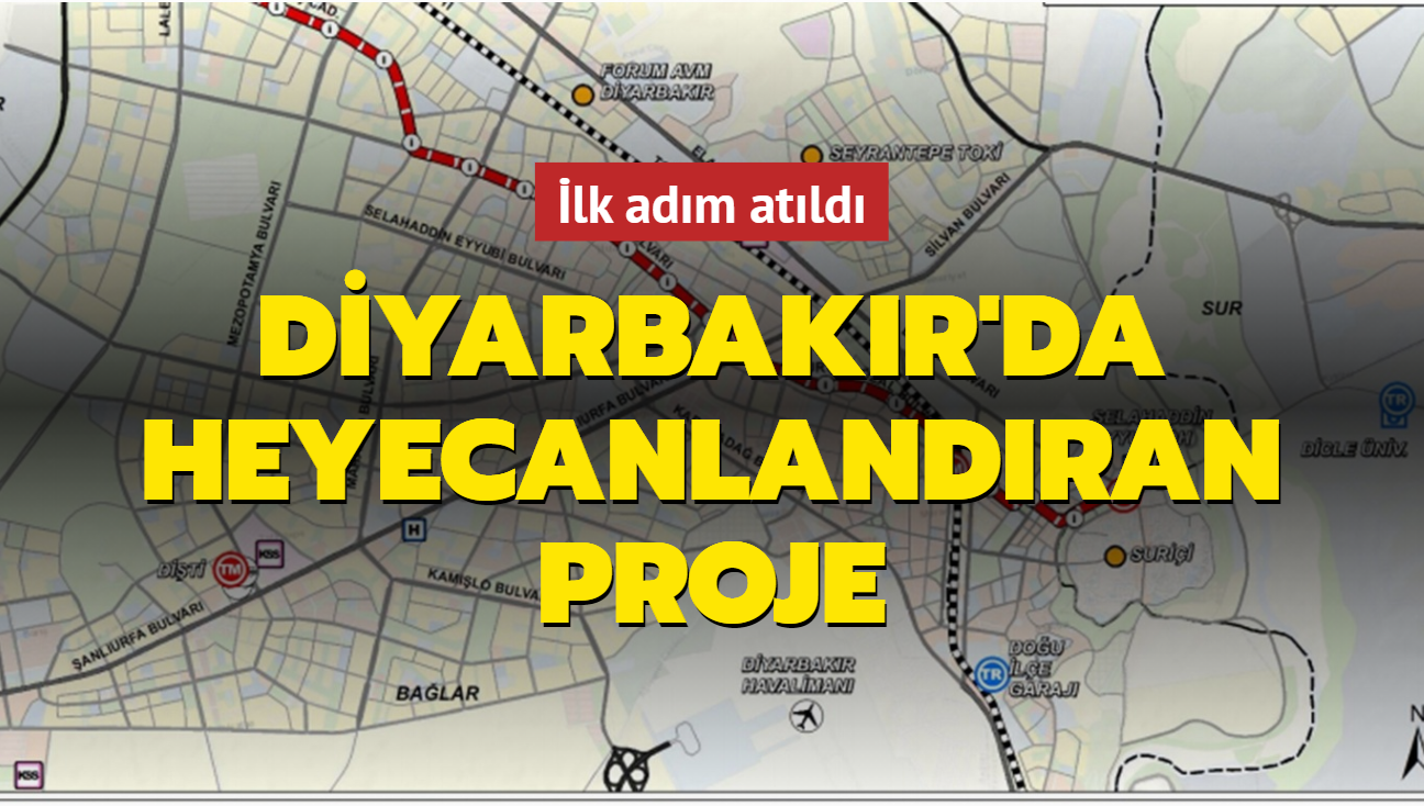 Diyarbakr'da heyecanlandran proje: lk adm atld