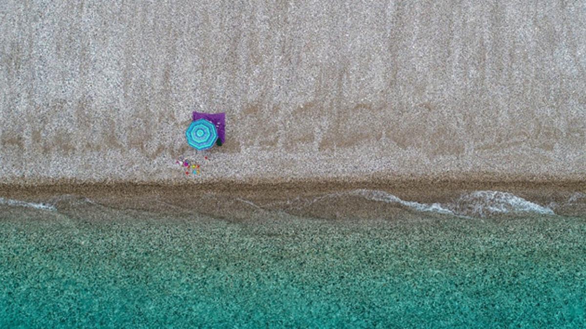 Antalya'da denetimlerin sklamas sonras sahiller bo kald