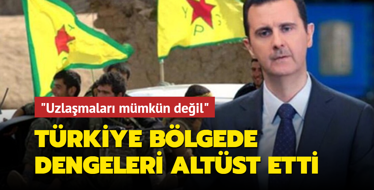 Trkiye blgede dengeleri altst etti: Rejimle YPG'nin uzlamas mmkn deil