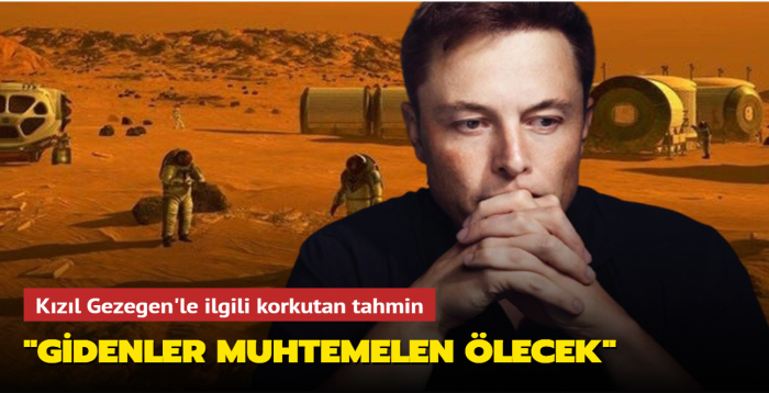 Elon Musk Mars'a giden ilk grup insann muhtemelen leceini syledi