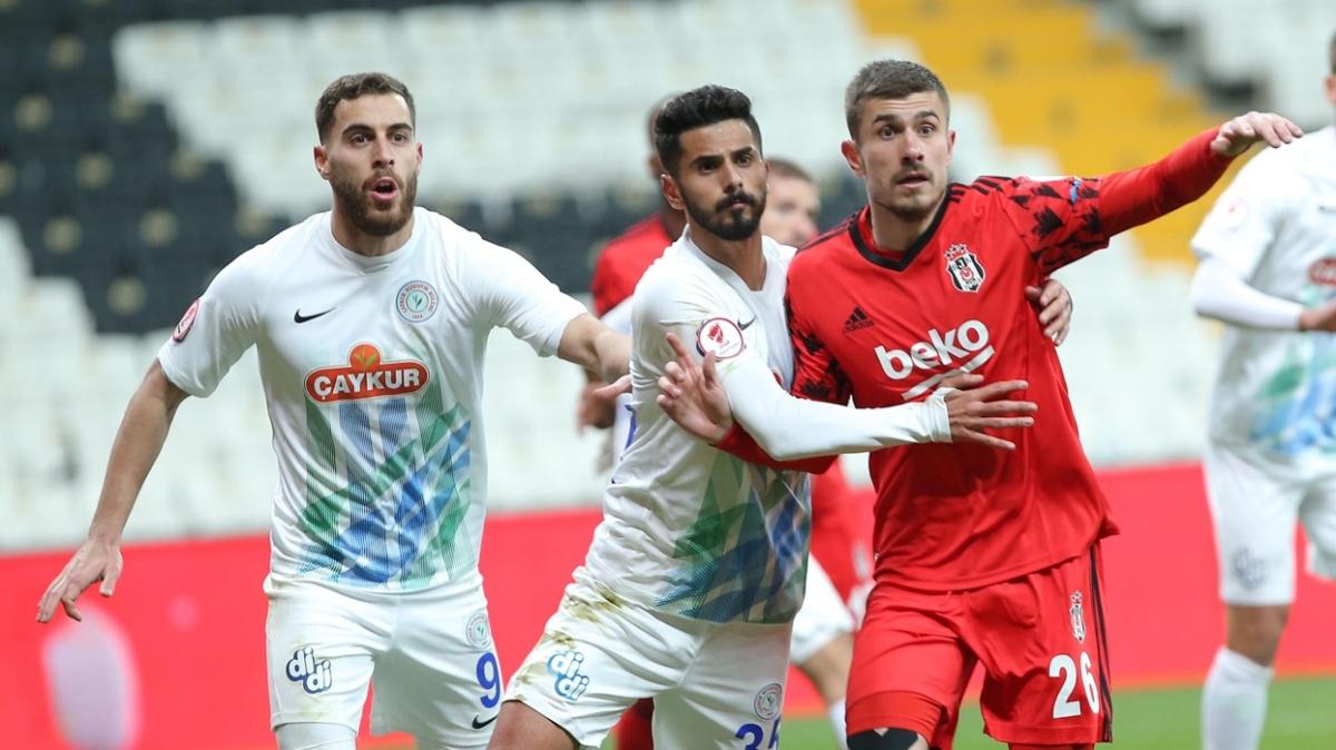 Beşiktaş deplasmanda Çaykur Rizespor'a 8 maçtır yenilmiyor