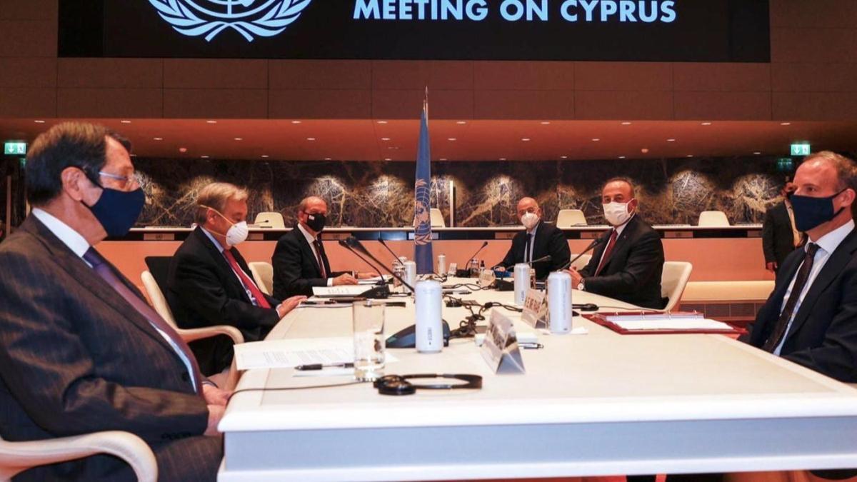 Bakan avuolu BM Genel Sekreteri Guterres ile grt