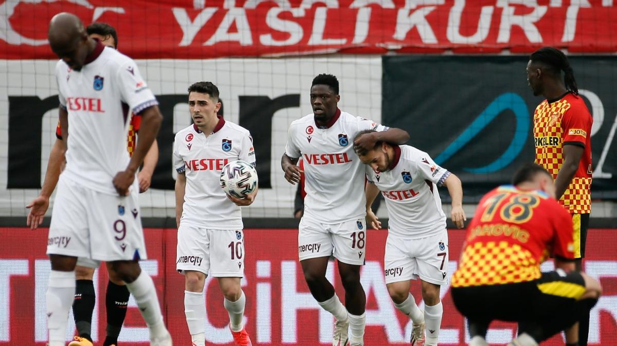 Trabzonspor deplasmanda Göztepe ile 1-1 berabere kaldı